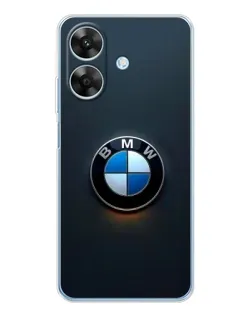 Чехол для Realme Note 60x с картинкой «Логотип BMW — минимализм»