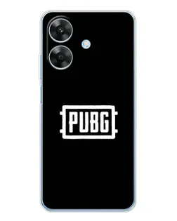 Чехол для Realme Note 60x с картинкой «Лого BMW — металлический блеск»