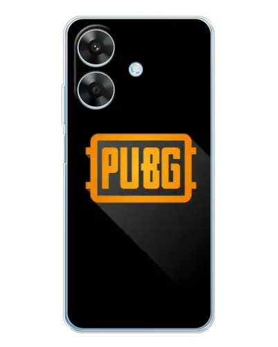 Чехол для Realme Note 60x с картинкой «PUBG — рамка лого» Чехол для Realme Note 60x с картинкой «PUBG — рамка лого»