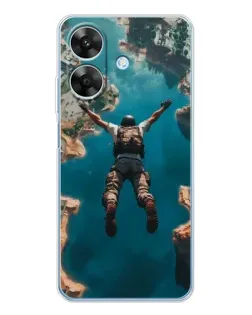 Чехол для Realme Note 60x с картинкой «PUBG — свободное падение»