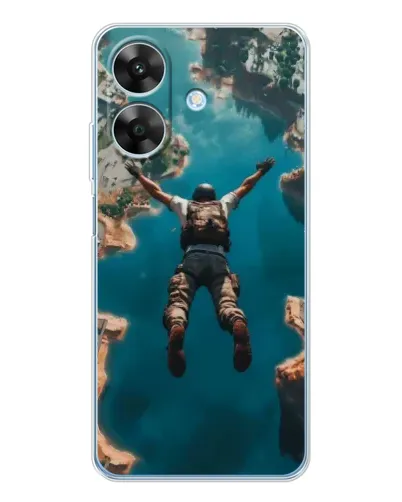 Чехол для Realme Note 60x с картинкой «PUBG — свободное падение» Чехол для Realme Note 60x с картинкой «PUBG — свободное падение»