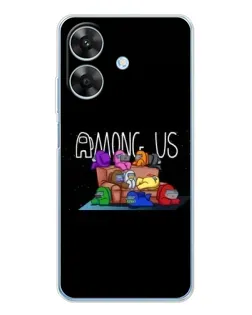 Чехол для Realme Note 60x с картинкой «Логотип Among Us» Чехол для Realme Note 60x с картинкой «Логотип Among Us»