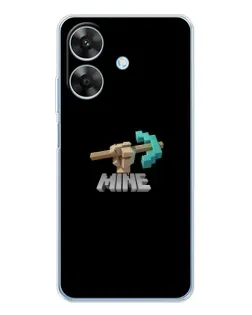 Чехол для Realme Note 60x с картинкой «Алмазная кирка»