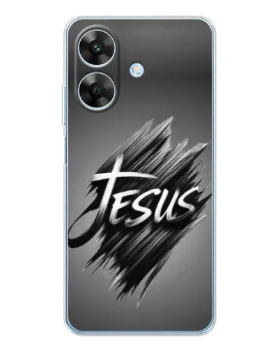 Чехол для Realme Note 60x с картинкой «Надпись Jesus Graffiti» Чехол для Realme Note 60x с картинкой «Надпись Jesus Graffiti»