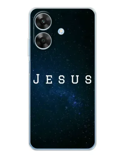 Чехол для Realme Note 60x с картинкой «Звездное небо Jesus» Чехол для Realme Note 60x с картинкой «Звездное небо Jesus»