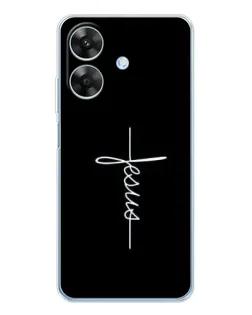 Чехол для Realme Note 60x с картинкой «Тонкая линия веры»