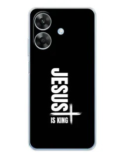 Чехол для Realme Note 60x с картинкой «Вертикаль веры Jesus»