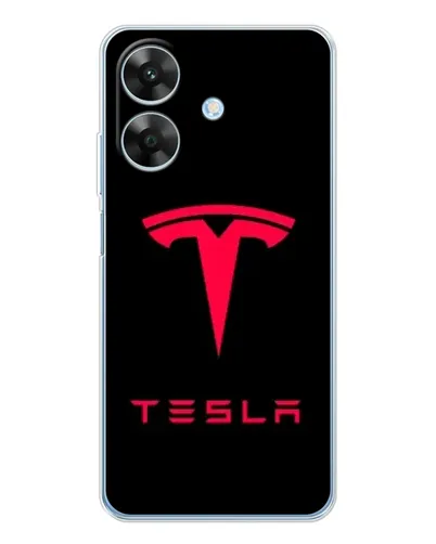 Чехол для Realme Note 60x с картинкой «Tesla Red Logo» Чехол для Realme Note 60x с картинкой «Tesla Red Logo»