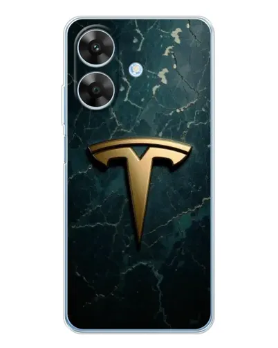 Чехол для Realme Note 60x с картинкой «Мраморная Tesla Gold» Чехол для Realme Note 60x с картинкой «Мраморная Tesla Gold»