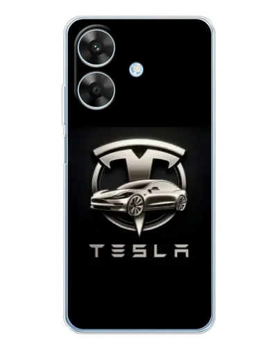 Чехол для Realme Note 60x с картинкой «Tesla — серебристое авто» Чехол для Realme Note 60x с картинкой «Tesla — серебристое авто»