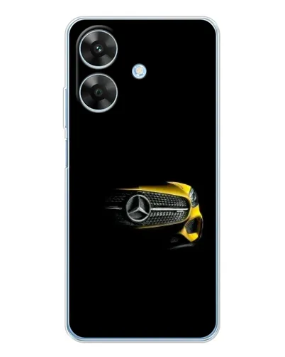 Чехол для Realme Note 60x с картинкой «Mercedes — ретро стиль» Чехол для Realme Note 60x с картинкой «Mercedes — ретро стиль»