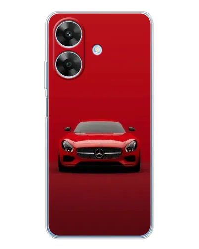 Чехол для Realme Note 60x с картинкой «Красный Mercedes AMG» Чехол для Realme Note 60x с картинкой «Красный Mercedes AMG»
