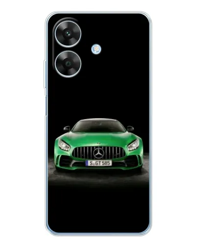 Чехол для Realme Note 60x с картинкой «Mercedes — неоновый лого» Чехол для Realme Note 60x с картинкой «Mercedes — неоновый лого»