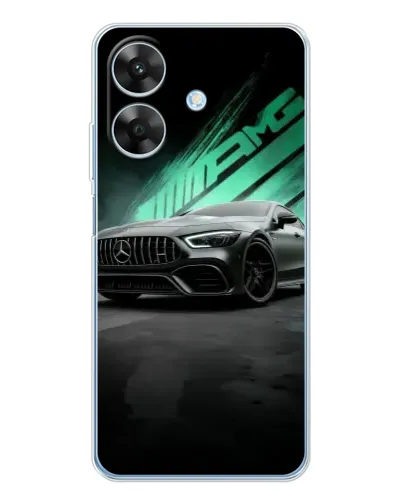 Чехол для Realme Note 60x с картинкой «Темный Mercedes AMG» Чехол для Realme Note 60x с картинкой «Темный Mercedes AMG»
