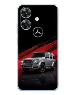 Чехол для Realme Note 60x с картинкой «Mercedes G-Class красный»