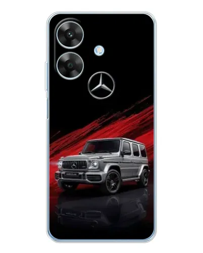 Чехол для Realme Note 60x с картинкой «Mercedes G-Class красный» Чехол для Realme Note 60x с картинкой «Mercedes G-Class красный»