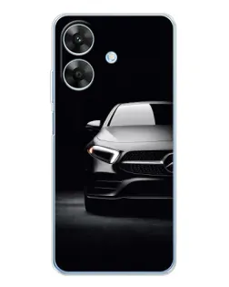 Чехол для Realme Note 60x с картинкой «Свет фар Mercedes»