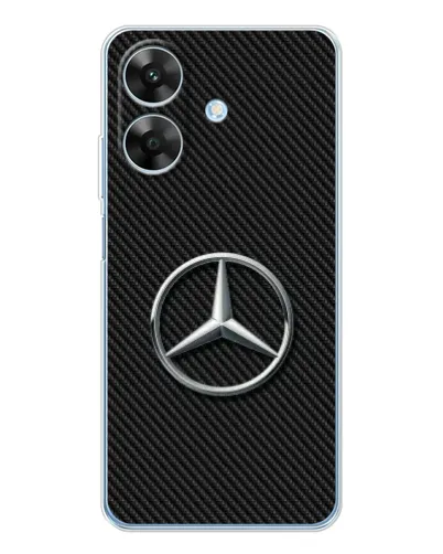 Чохол для Realme Note 60x з картинкою «Карбоновий Mercedes стиль» Чохол для Realme Note 60x з картинкою «Карбоновий Mercedes стиль»