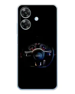 Чехол для Realme Note 60x с картинкой «Салон Audi — руль» Чехол для Realme Note 60x с картинкой «Салон Audi — руль»