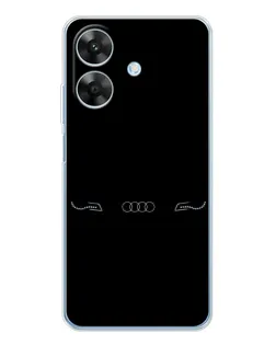 Чохол для Realme Note 60x з картинкою «Audi — світловий підпис»