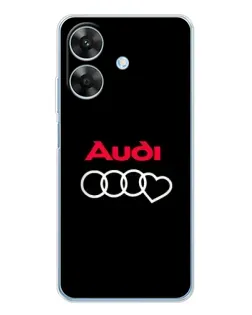 Чохол для Realme Note 60x з картинкою «Логотип Audi Heart»