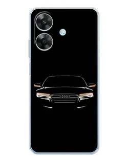 Чохол для Realme Note 60x з картинкою «Audi — нічний контур»