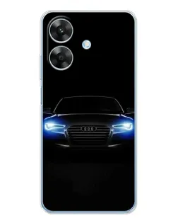 Чохол для Realme Note 60x з картинкою «Audi в неоні»