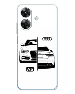 Чохол для Realme Note 60x з картинкою «Audi — контрастний дизайн»