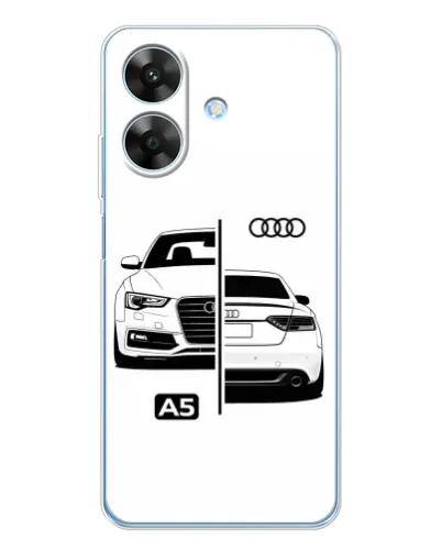 Чохол для Realme Note 60x з картинкою «Audi — контрастний дизайн»