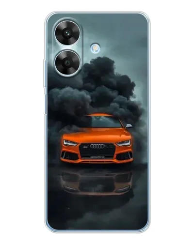 Чохол для Realme Note 60x з картинкою «Audi у хмарах диму»