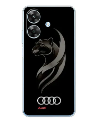 Чохол для Realme Note 60x з картинкою «Графіка — пантера та Audi»