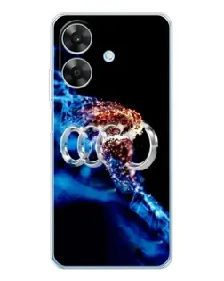 Чохол для Realme Note 60x з картинкою «Енергія лого Audi»