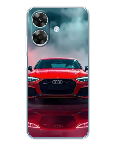 Чохол для Realme Note 60x з картинкою «Audi RS — червоний стиль»