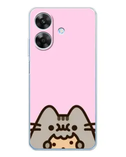 Чехол для Realme Note 60x с картинкой «Pusheen и печенье» Чехол для Realme Note 60x с картинкой «Pusheen и печенье»