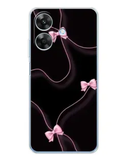 Чехол для Realme Note 60x с картинкой «Розовые ленты»