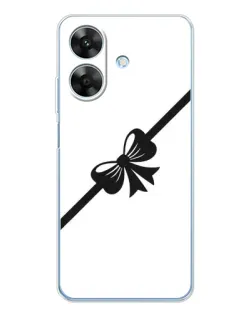 Чехол для Realme Note 60x с картинкой «Диагональный бант»