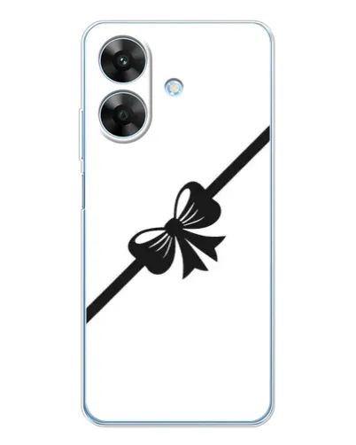 Чехол для Realme Note 60x с картинкой «Диагональный бант»