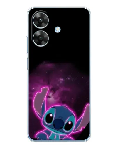 Чехол для Realme Note 60x с картинкой «Неоновый Stitch»