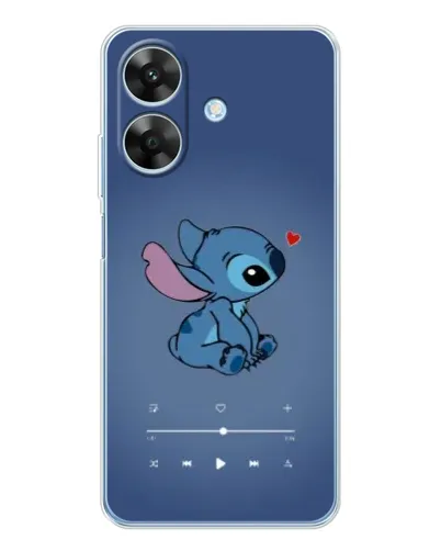 Чехол для Realme Note 60x с картинкой «Музыкальный Stitch»
