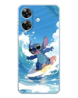 Чехол для Realme Note 60x с картинкой «Стич на волне» Чехол для Realme Note 60x с картинкой «Стич на волне»