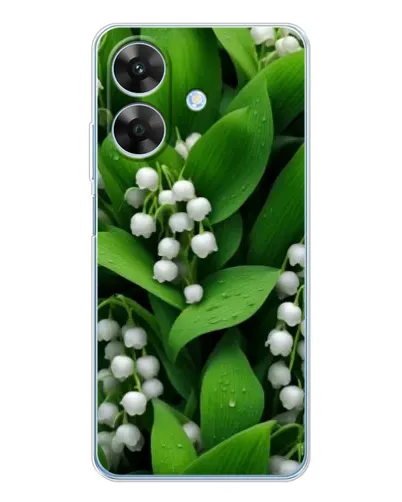 Чехол для Realme Note 60x с картинкой «Ландыши в зелени» Чехол для Realme Note 60x с картинкой «Ландыши в зелени»