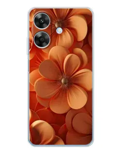 Чехол для Realme Note 60x с картинкой «Оранжевый макро цветок» Чехол для Realme Note 60x с картинкой «Оранжевый макро цветок»