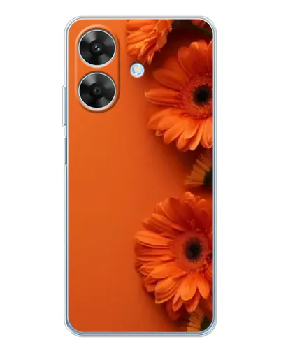 Чехол для Realme Note 60x с картинкой «Оранжевые герберы» Чехол для Realme Note 60x с картинкой «Оранжевые герберы»
