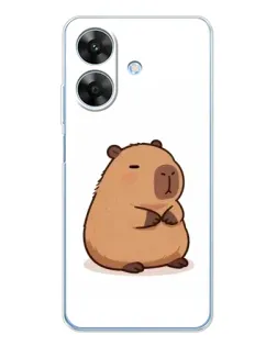 Чехол для Realme Note 60x с картинкой «Толстенькая капибара»