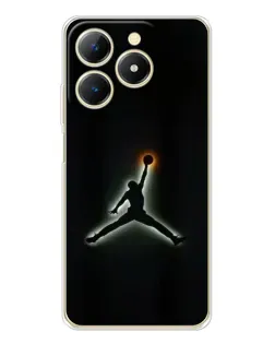 Чохол для Realme Note 70 з картинкою «Jordan Gradient Logo»