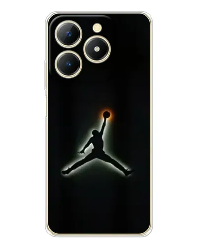 Чехол для Realme Note 70 с картинкой «Jordan Gradient Logo»