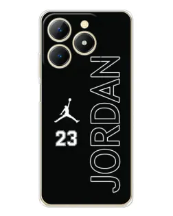 Чехол для Realme Note 70 с картинкой «Jordan Vertical»