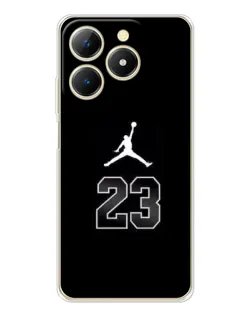 Чехол для Realme Note 70 с картинкой «Jordan Flight 23»