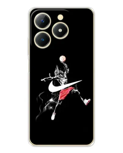 Чехол для Realme Note 70 с картинкой «Jordan Jumpman»
