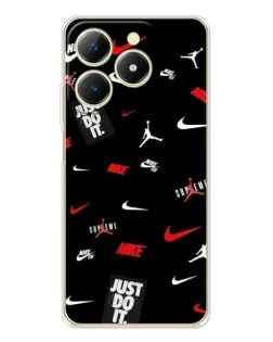 Чехол для Realme Note 70 с картинкой «Nike Mix Pattern»